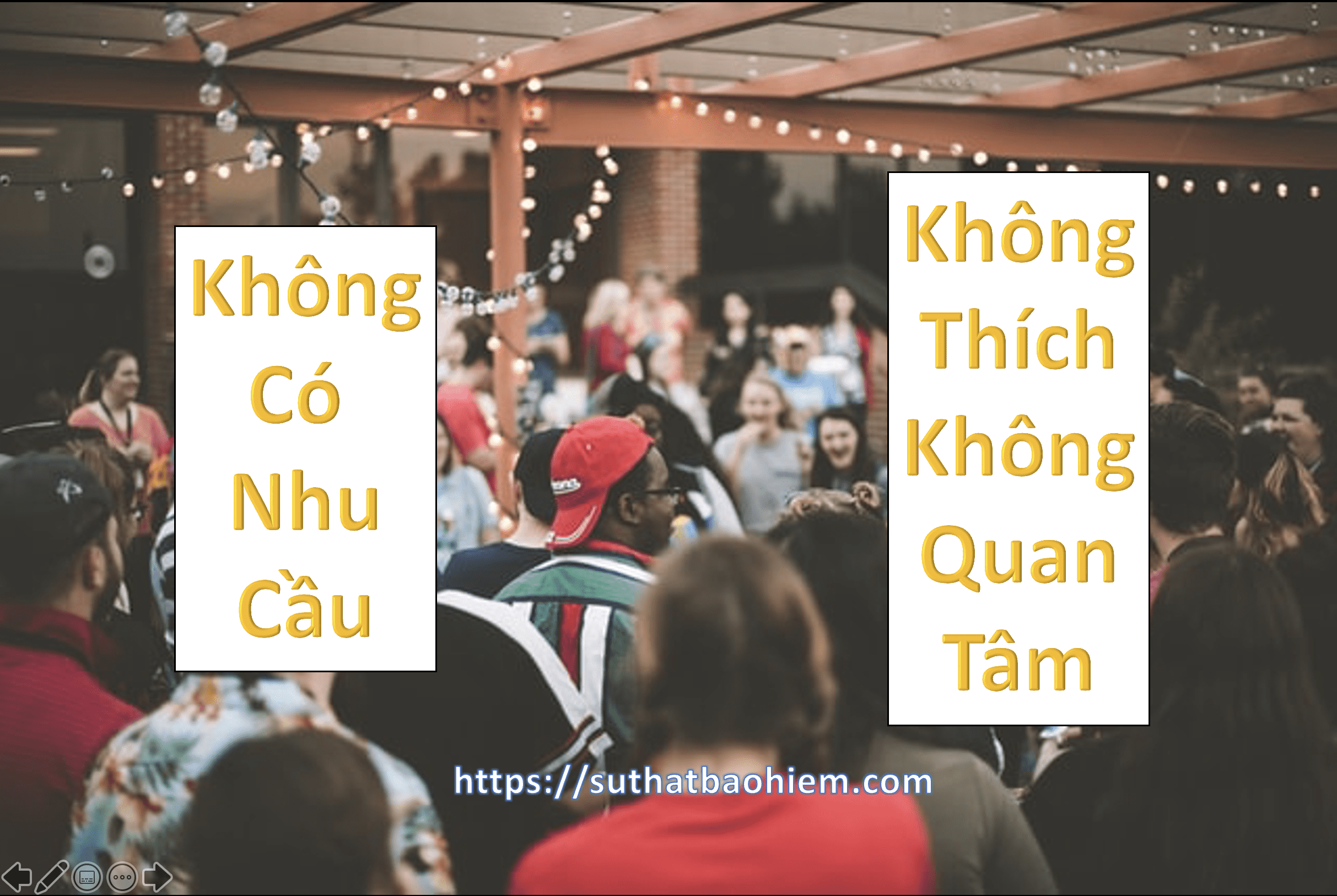 khong thich khong co nhu cau bao hiem