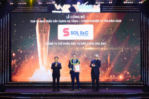 SOL E&C chiến thắng 3 hạng mục trong lễ trao giải của Việt Nam Report (VNR)
